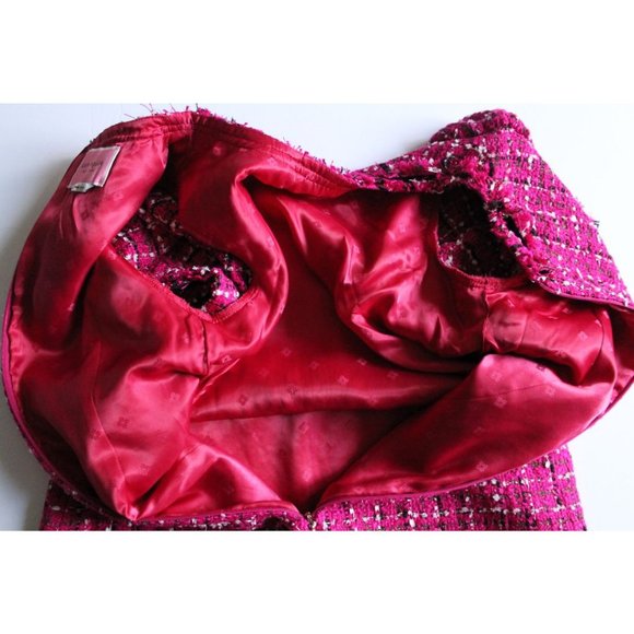 Kate Spade Festive Tweed Dress Festive Pink Size 2 Barbie - Picture 9 of 10